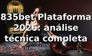 835bet Plataforma 2026: análise técnica completa 🚀